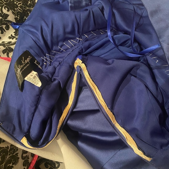 Johnathan Kayne Blue Pageant Jumpsuit size 6 - Picture 9 of 13